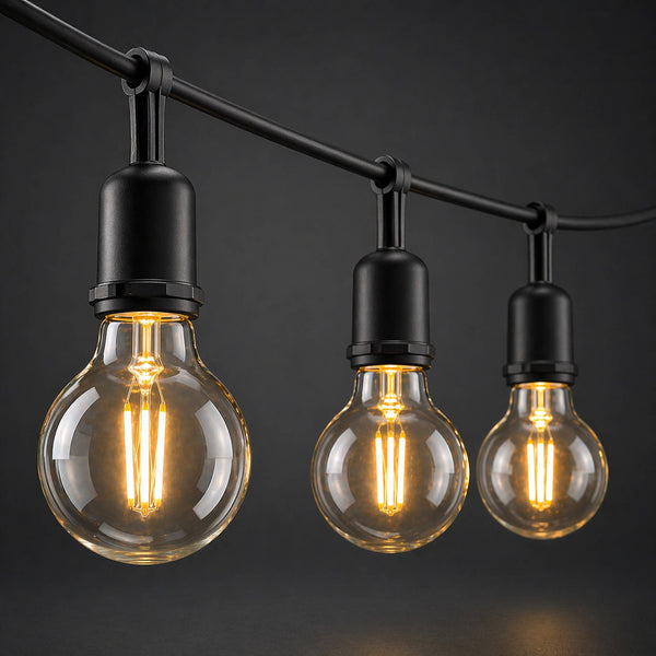 G40 Solar Festoon Lights with Remote